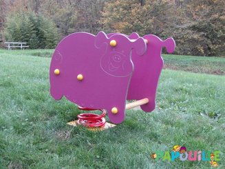 Mobilier - Aire de jeux et structure extérieure - Jeu sur ressort barnabe 1 place