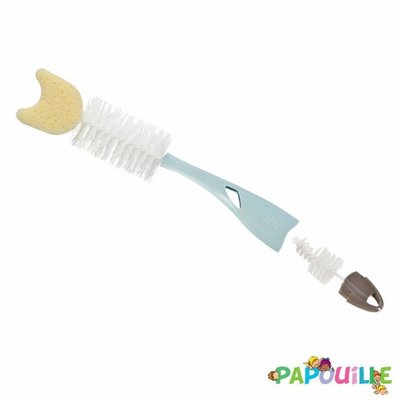 Repas - Accessoires pour Biberons - De // goupillon 2en1 avec embout éponge