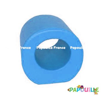 Motricité - Module de Motricité Bébé - Module tunnel le tube en mousse bleu ciel