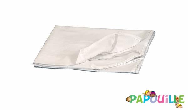 Couchage - Linge de Lit Bébé, Enfant  - Drap housse plateau pour couchette poly-coton 131x58cm blanc