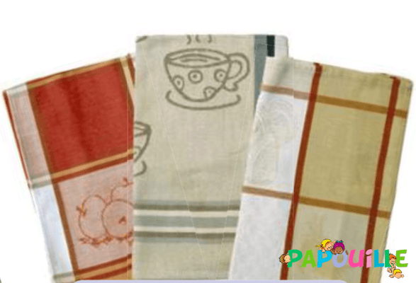 Repas - Torchons et Serviettes - De torchon multi-usages jacquard