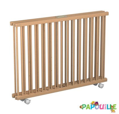 Couchage - Parc bébé Pliable, en Bois  - Parc enfant pliant xl hêtre réglable 3 hauteurs
