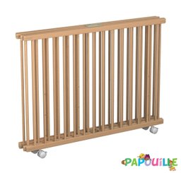 Couchage - Parc bébé Pliable, en Bois  - Parc enfant pliant xl hêtre réglable 3 hauteurs