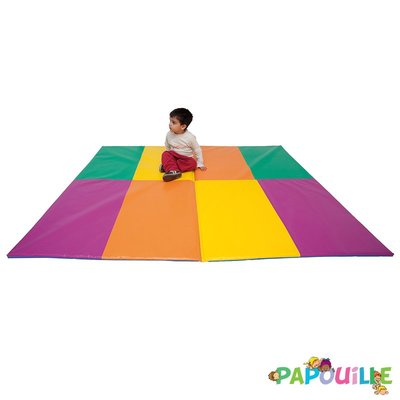 Motricité - Tapis de motricité bébé et enfant - Tapis en mousse de réception pour collectivité 200x150x2cm