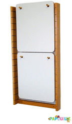 Mobilier - Chevalets et Miroirs  - Sèche dessins mural en bois 15 plaques