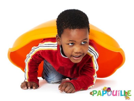 Jeux - Bascules et Équilibre - Toupie mini top gonge géante mandarine
