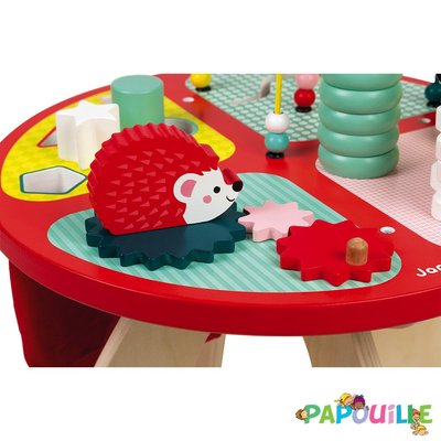 Jouets - Jouets à Empiler ou à Encastrer - Table d'activités enfant baby forest (bois) janod