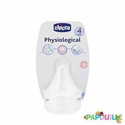 Repas - Tétine et Sucette - Destockage 2 tétines physiologique silicone chicco 4 m +