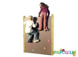 Mobilier - Aire de jeux et structure extérieure - Mur d'escalade panneau en bois