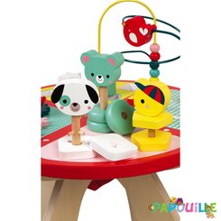 Jouets - Jouets à Empiler ou à Encastrer - Table d'activités enfant baby forest (bois) janod
