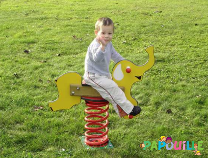 Mobilier - Aire de jeux et structure extérieure - Jeu extérieur éléphant sur ressort