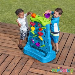 Motricité - Structure et panneaux D'activités - Mur d'eau de jeux et découverte step2
