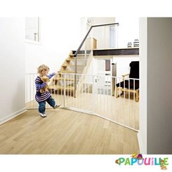 Médical et Prévention - Barrières de Sécurité Enfant - Barrière de sécurité modulable 3 sections 90cm à 223cm flex l