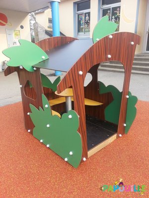 Mobilier - Cabane enfant - Cabane enfant en résine kahut la discut