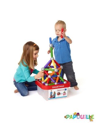 Jouets - Jeux de Construction - Bloc de construction magnétique 70 pièces