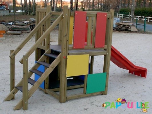 Mobilier - Aire de jeux et structure extérieure - Aire de jeu enfant exterieur le mirador