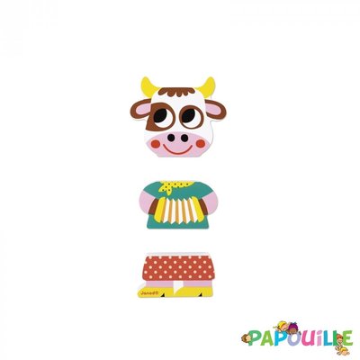 Jouets - Jeux de Construction - De // animaux la ferme magnets en bois