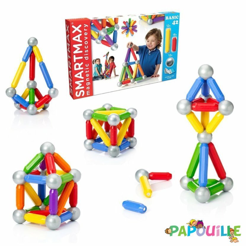 Autres jeux de construction Frusde 42pcs Blocs Bâtons Magnétiques