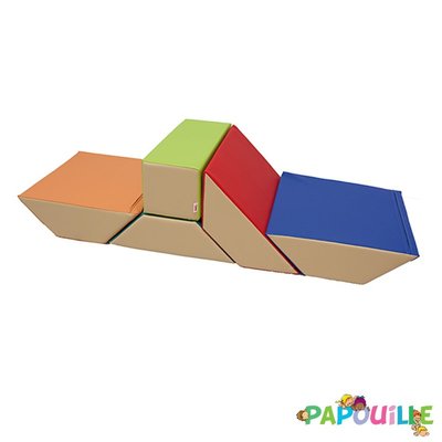 Motricité - Parcours de Motricité Maternelle - Kit de modules ultra portable en mousse pvc