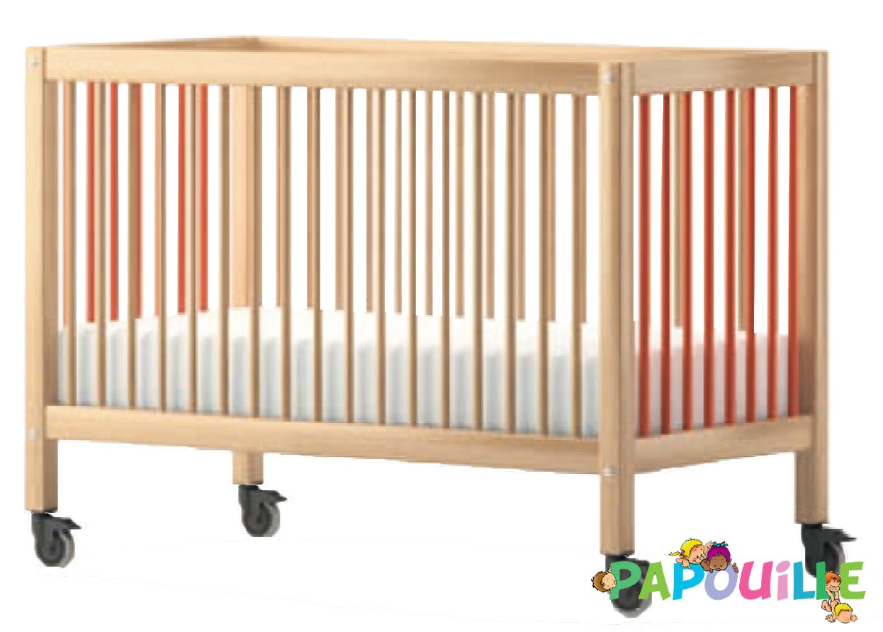 Lit D Evacuation Urgence Creche A Barreaux Sur Roulettes Selection Papouille