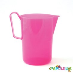 Repas - Carafes et Pichets Enfants - Pot a eau 1,5 l polypropylène rose