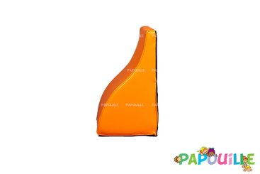 Motricité - Module de Motricité Bébé - Module demi vague en mousse pvc h.23cm orange