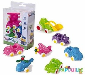 Jouets - Garages, Voitures et Circuits pour Enfant - DE // Lot de 7 mini engins flexi