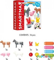 Jouets - Jeux de Construction - Animaux de la ferme magnétiques