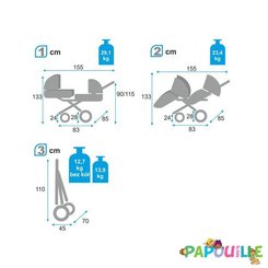 Puériculture - Poussette - Poussette triple trippy trio