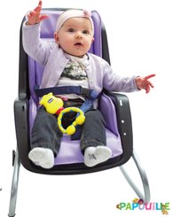 Puériculture - Transat Bébé, Balancelle Bébé - Arrete transat siège relax à coque avec coussin en pvc baby