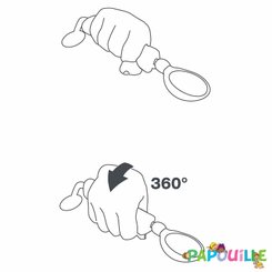 Destockage Cuillere Enfant Rotative 360 2eme Age Beaba Papouille