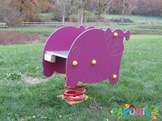 Mobilier - Aire de jeux et structure extérieure - Jeu sur ressort barnabe 1 place
