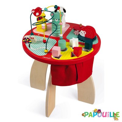 Jouets - Jouets à Empiler ou à Encastrer - Table d'activités enfant baby forest (bois) janod