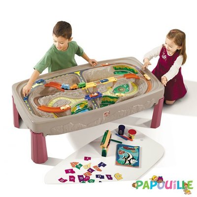 Jouets - Garages, Voitures et Circuits pour Enfant - Table de jeu enfant petit train