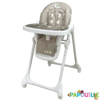 Puériculture - Chaise haute bébé et Siège Repas - DE // Chaise haute Télescopique multipostions lune câline emballage endommagé