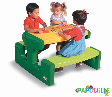 Mobilier - Table crèche et scolaire - Table de pique-nique intérieur / extérieur junior