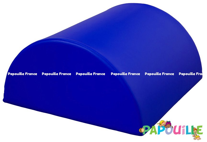 Module bloc demi 1/2 rond en mousse pvc h.23cm bleu roi