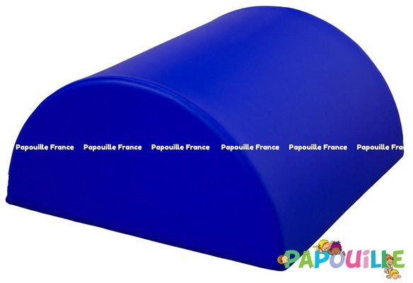 Motricité - Module de Motricité Bébé - Module bloc demi 1/2 rond en mousse pvc h.23cm bleu roi