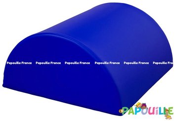 Motricité - Module de Motricité Bébé - Module bloc demi 1/2 rond en mousse pvc h.23cm bleu roi