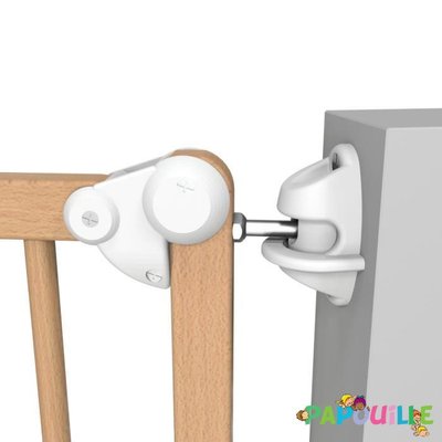 Médical et Prévention - Barrières de Sécurité Enfant - Barrière de sécurité portillon enfant amovible 73-110cm naturel