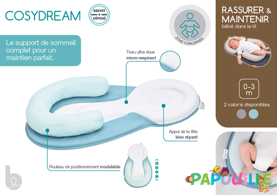 Couchage - Matelas Enfant, Plan incliné et Literie Bébé - Support de sommeil cosydream cale bébé ergonomique
