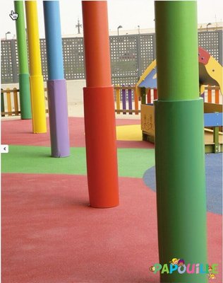 Médical et Prévention - Protection sur Mesure - Protection de poteau en mousse cylindrique intérieur et extérieur