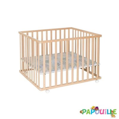 Couchage Parc Bebe Pliable En Bois Papouille