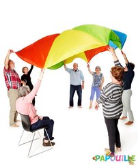 Motricité - Jeux de Motricité Libre - Parachute petit espace