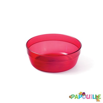 Repas - Raviers, Coupelles et boite de conservation - Coupelle copolyester 35 cl transparent rouge