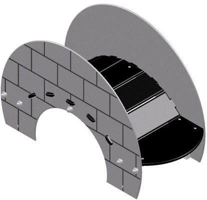 Mobilier - Aire de jeux et structure extérieure - Mini pont en bois pour aire de jeu igloo