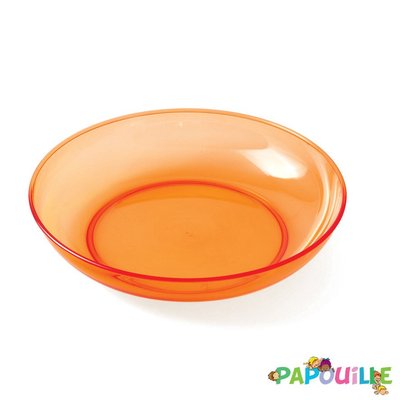 Repas - Assiettes Enfants et à Compartiments - Assiette creuse orange copolyester