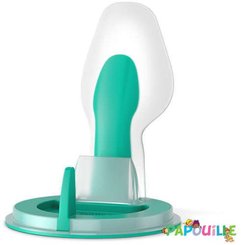 Repas - Biberons Classic et Large - Biberon col large avent anti-colic - 125 ml avec valve airfree™