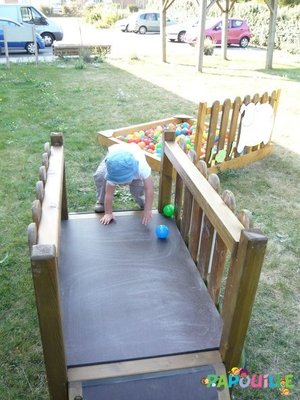 Mobilier - Aire de jeux et structure extérieure - Pont aire de jeu d'extérieur la jiole