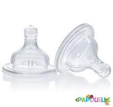 Repas - Tétine et Sucette - Destockage 2 tétines physiologique silicone chicco 0 m +